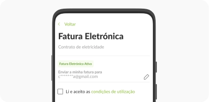 Ativar ou descarregar fatura eletrónica