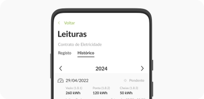Comunicar leituras e acompanhar o seu consumo